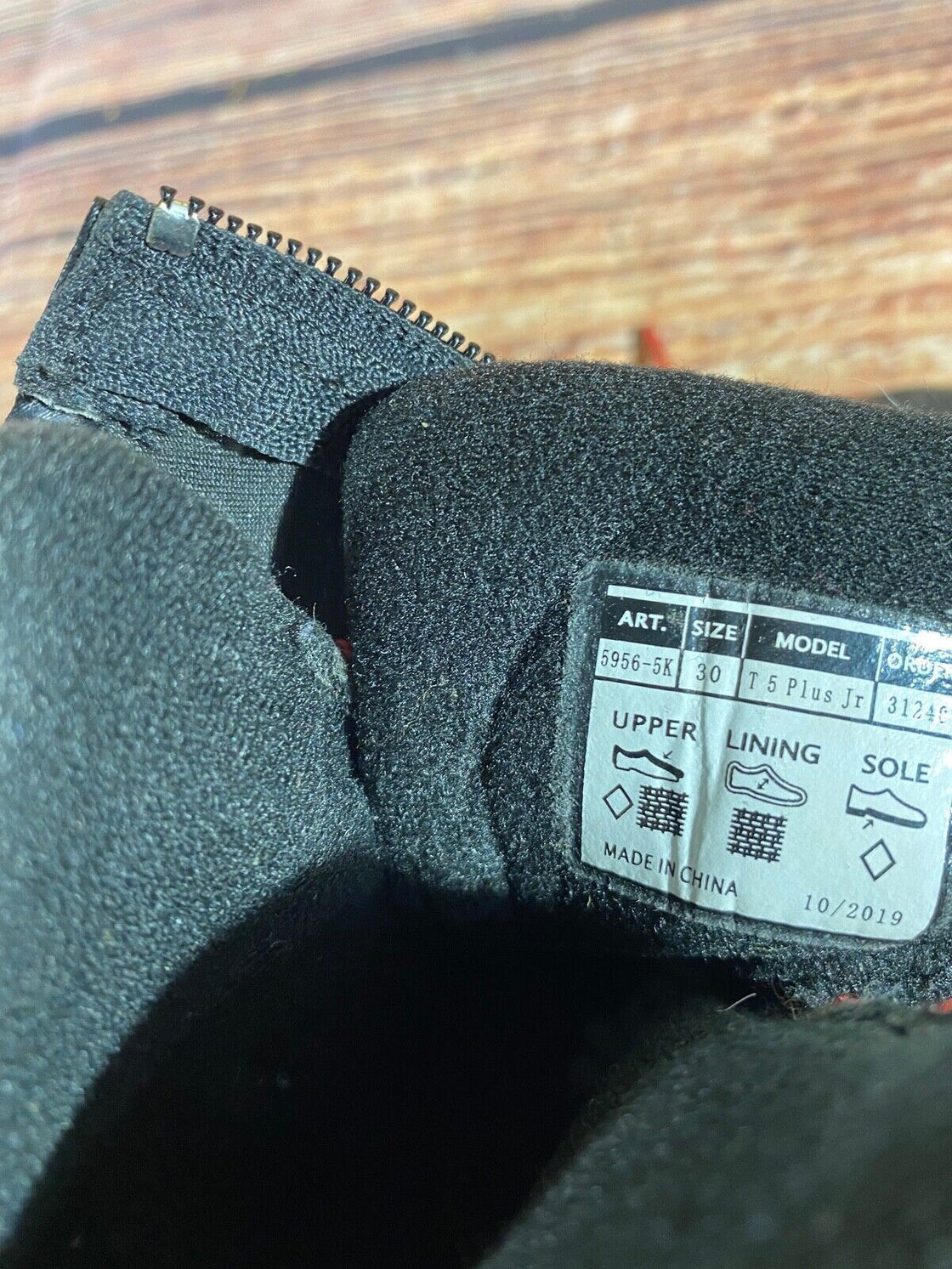 Alpina T5plus Nordic Cross Country Ski Boots Kids Size EU30 US12 NNN A-1075