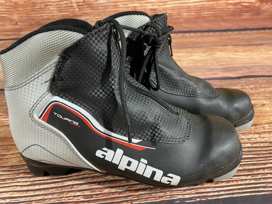 Alpina Touring Nordic Cross Country Ski Boots Kids Size EU36 US4.5 NNN A-1059