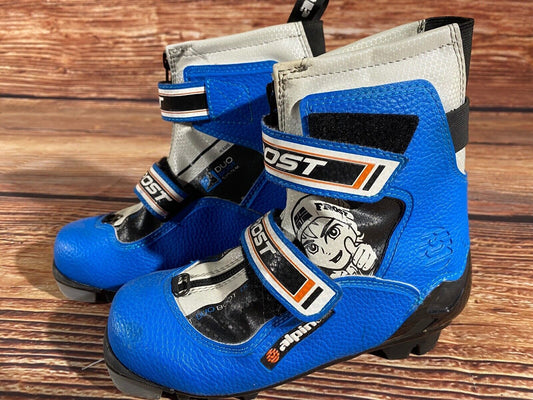 Alpina Frost Cross Country Ski Boots Classic NNN EU 32 US 1.5 Kids 210mm A-1177