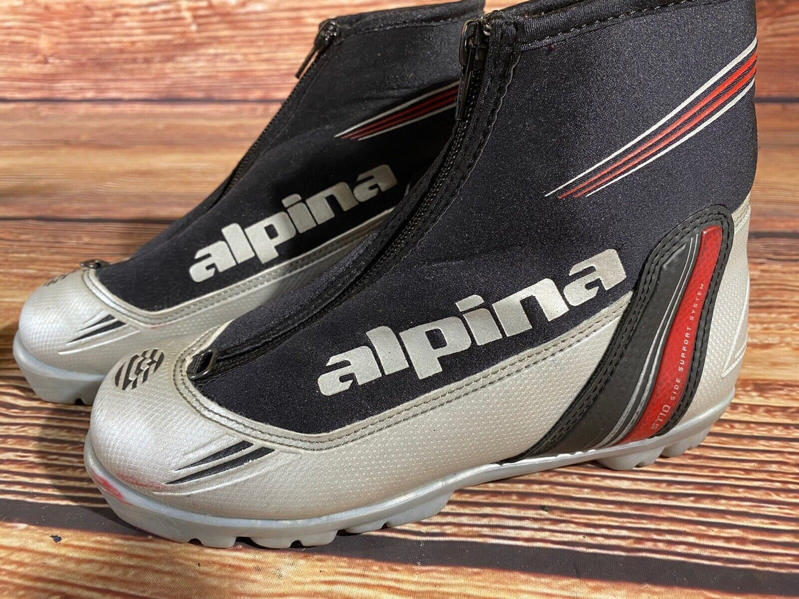 Alpina ST10jr Nordic Cross Country Ski Boots Kids Size EU35 US3.5 NNN A-1094