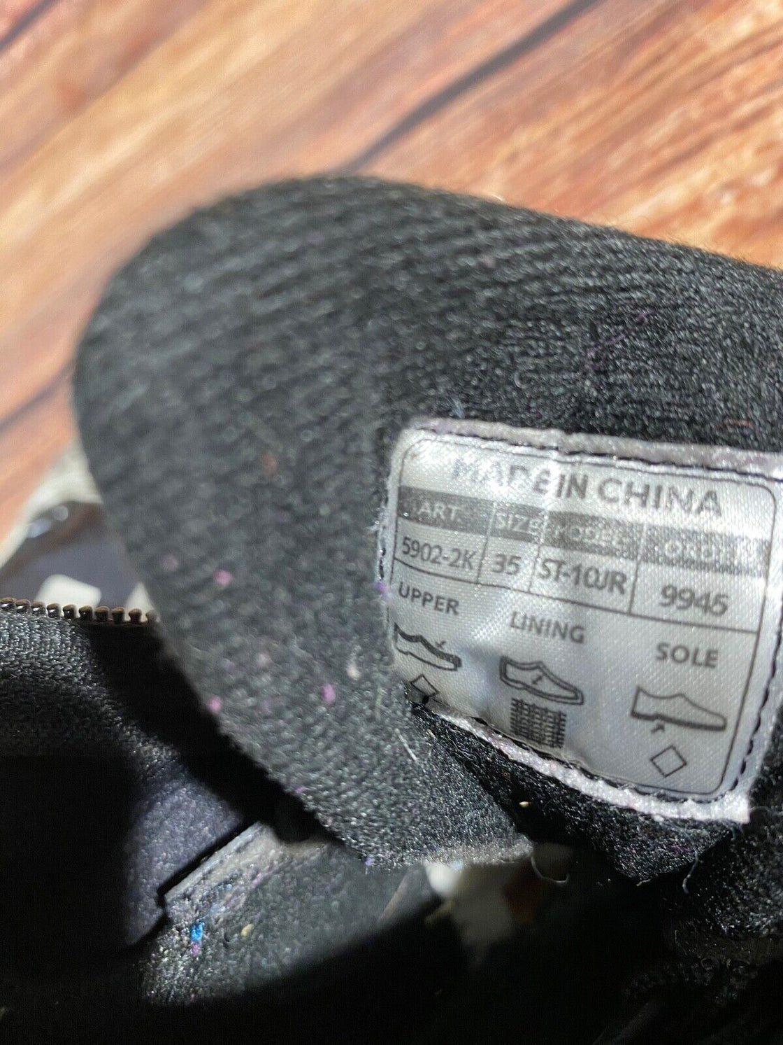 Alpina ST10jr Nordic Cross Country Ski Boots Kids Size EU35 US3.5 NNN A-1094