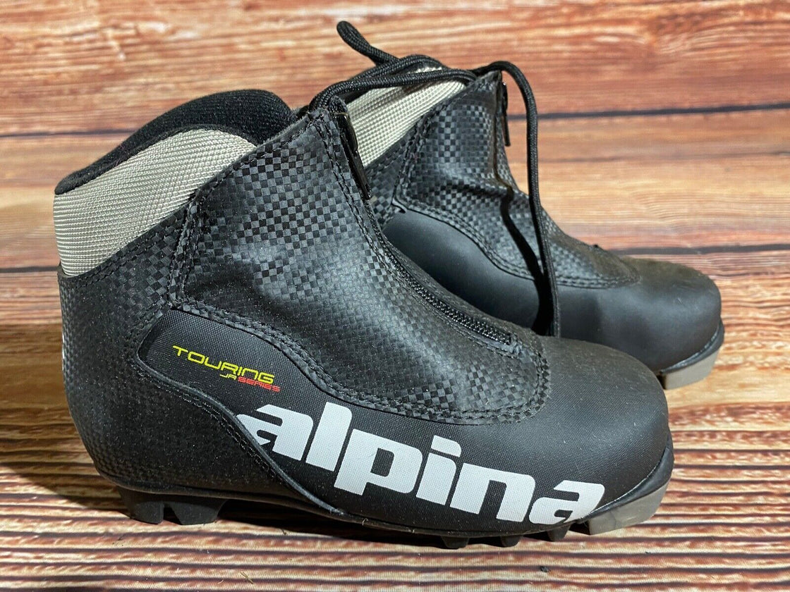 Alpina Touring Kids Nordic Cross Country Ski Boots Size EU33 US2 NNN A-1160