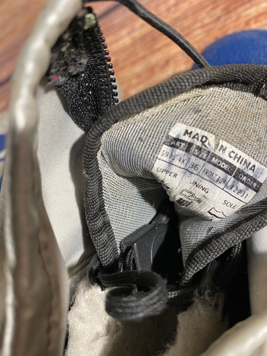 Alpina Frost Nordic Cross Country Ski Boots Kids Size EU36 US4.5 NNN A-1106