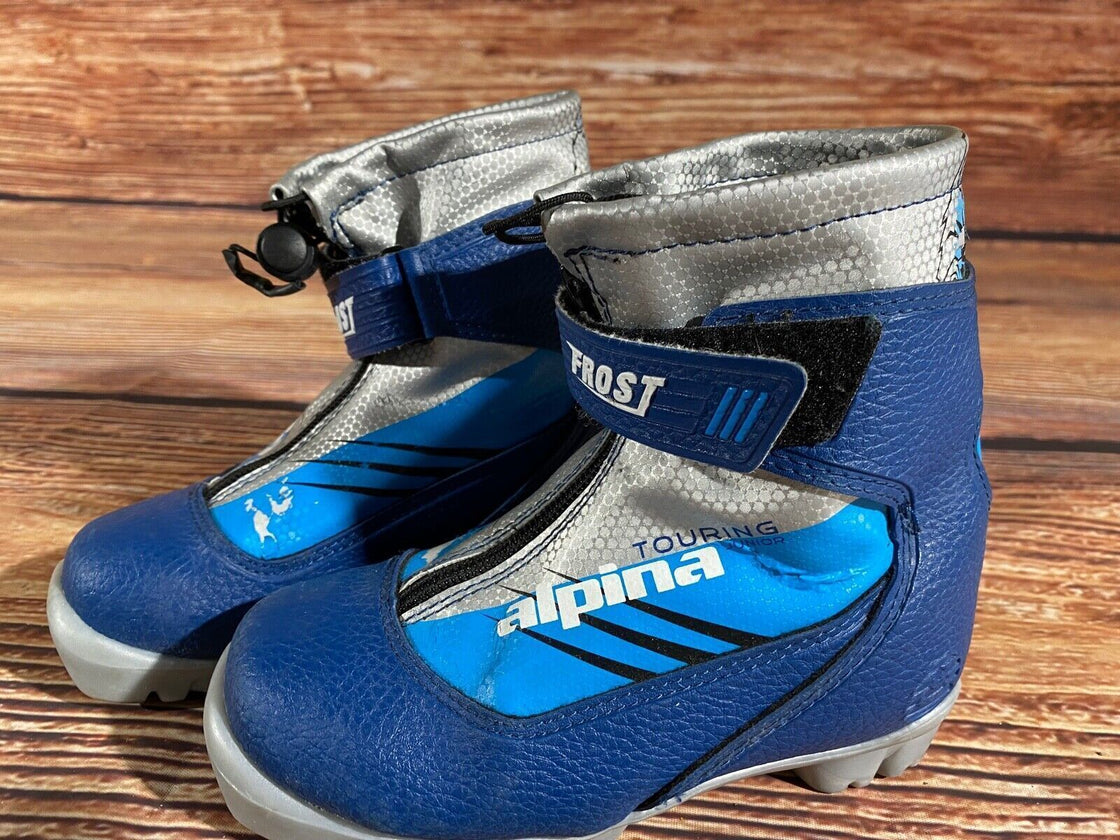 Alpina Frost Nordic Cross Country Ski Boots Kids Size EU30 US12 NNN A-1040