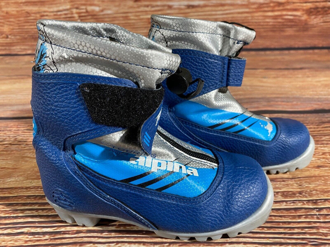 Alpina Frost Nordic Cross Country Ski Boots Kids Size EU30 US12 NNN A-1040