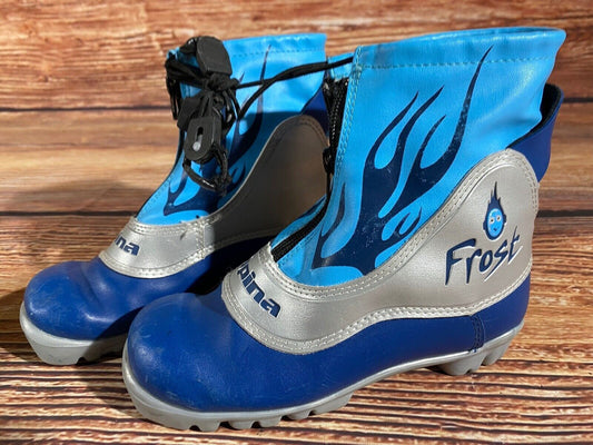 Alpina Frost Cross Country Ski Boots Classic NNN EU 35 US 3.5 Kids 230mm A-1055