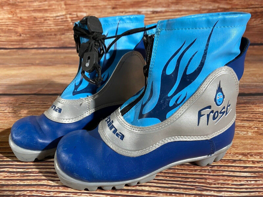 Alpina Frost Nordic Cross Country Ski Boots Kids Size EU35 US3.5 NNN A-1055