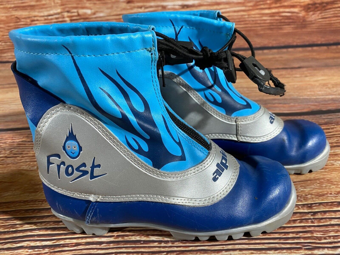 Alpina Frost Nordic Cross Country Ski Boots Kids Size EU35 US3.5 NNN A-1055