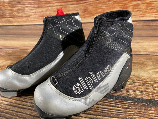 Alpina T10jr Cross Country Ski Boots Classic NNN EU 30 US 12 Kids 195mm A-921