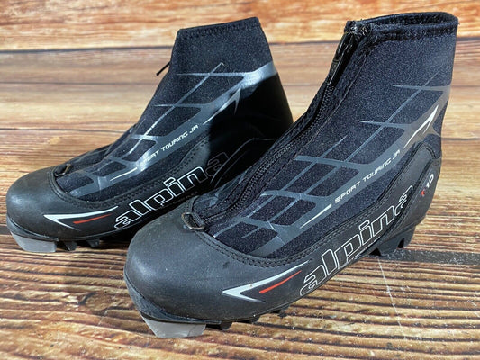 Alpina T10 Cross Country Ski Boots Classic NNN EU 33 US 2 Kids 215mm A-756