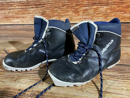 Alpina Cross Country Ski Boots Classic NNN EU 37 US 5 Kids 250mm A-32