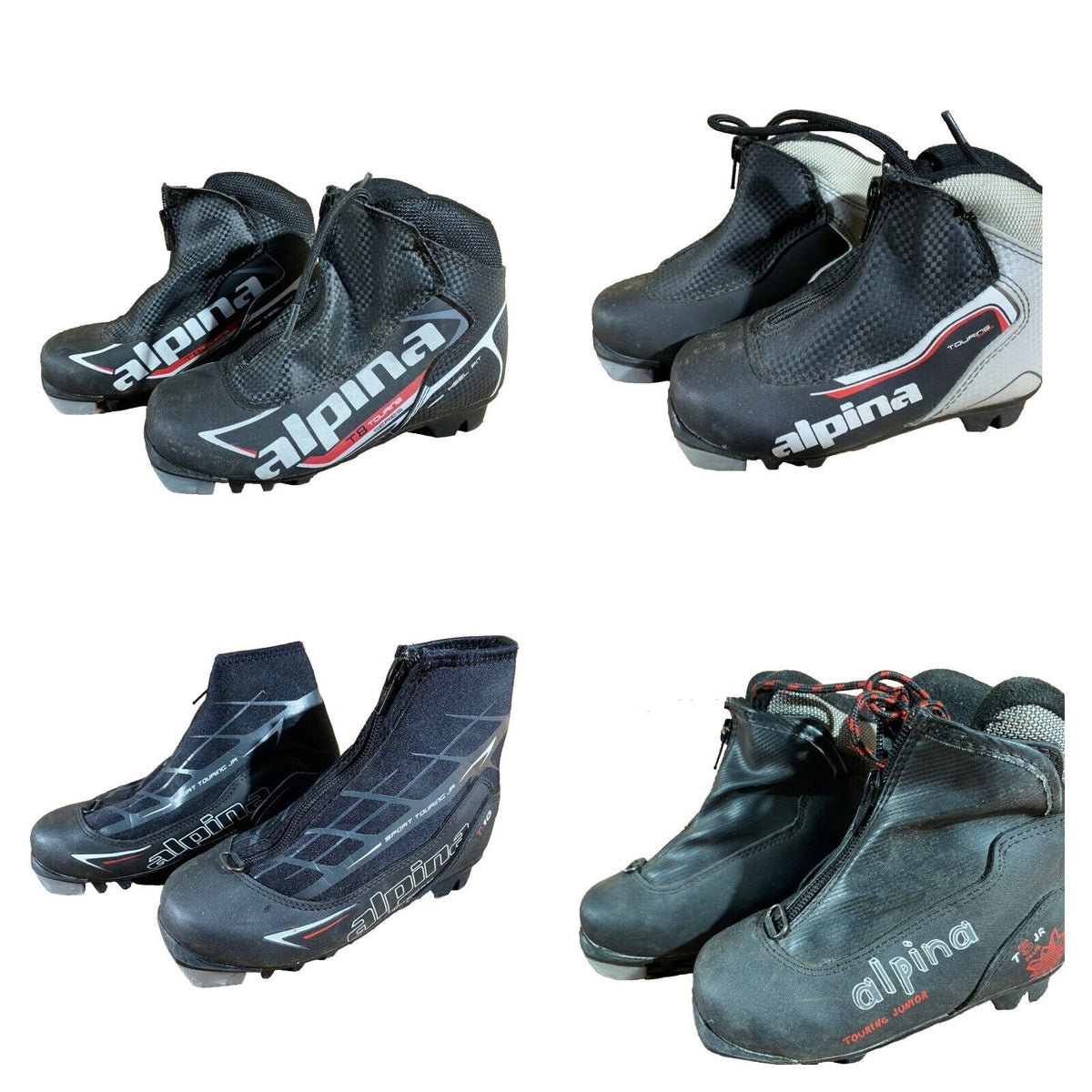 Alpina Cross Country Ski Boots Classic NNN EU 25 US 8.5 Kids