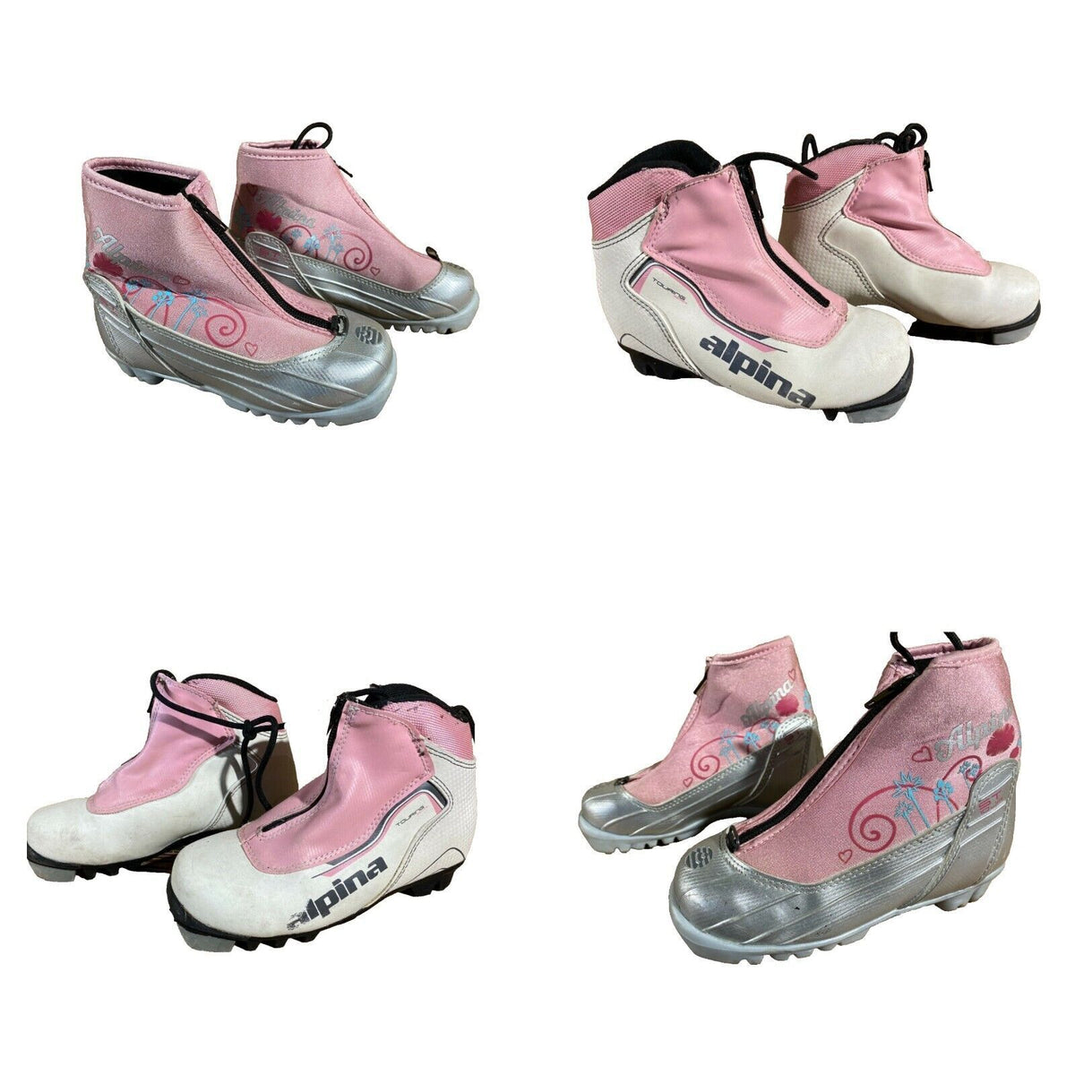 Alpina Cross Country Ski Boots Classic NNN EU 25 US 8.5 Kids