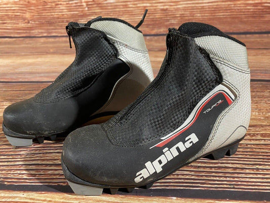Alpina Touring Cross Country Ski Boots Classic NNN EU 31 US 13 Kids 205mm A-1282