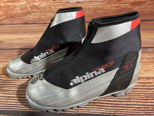 Alpina ST10jr Cross Country Ski Boots Classic NNN EU 32 US 1.5 Kids 210mm A-1364