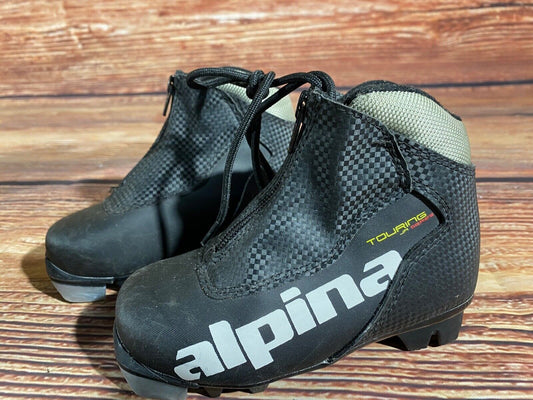 Alpina Touring Cross Country Ski Boots Classic NNN EU 28 US 10.5 Kids A-1355