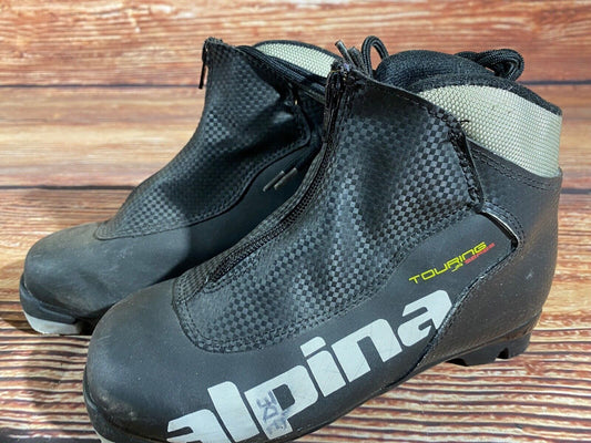 Alpina Touring Cross Country Ski Boots Classic NNN EU 35 US 3.5 Kids A-1303
