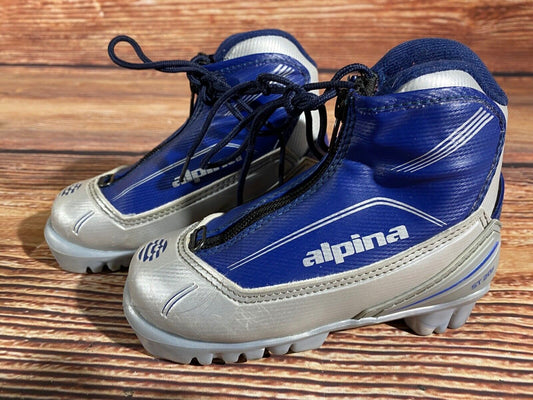 Alpina ST20jr Cross Country Ski Boots Classic NNN EU 27 US 10 Kids 180mm A-1365