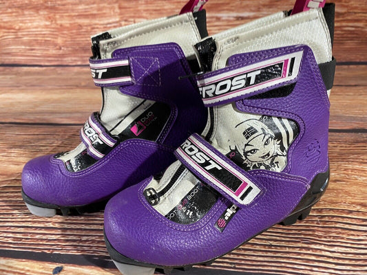 Alpina Frost Cross Country Ski Boots Classic NNN EU 31 US 13 Kids 205mm A-1108