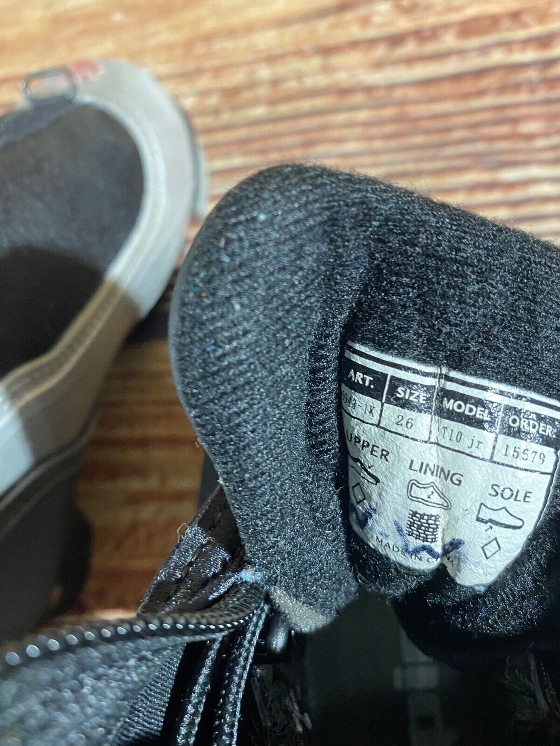 Alpina T10jr Kids Nordic Cross Country Ski Boots Size EU26 US9 NNN A-1277