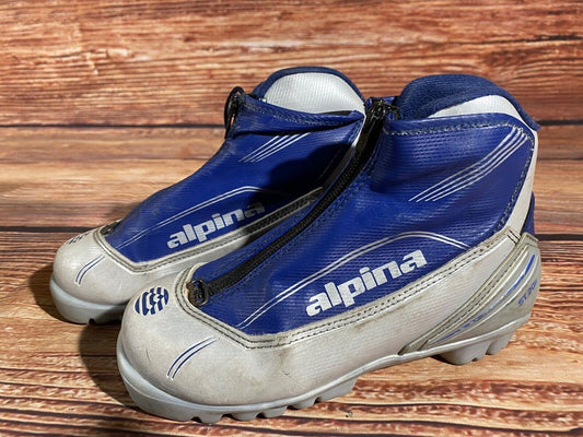 Alpina ST20 Cross Country Ski Boots Classic NNN EU 34 US 3 Kids 225mm A-1222