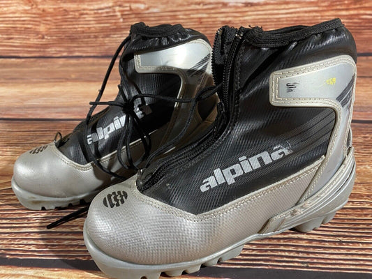 Alpina ST30jr Cross Country Ski Boots Classic NNN EU 31 US 13 Kids 205mm A-1280