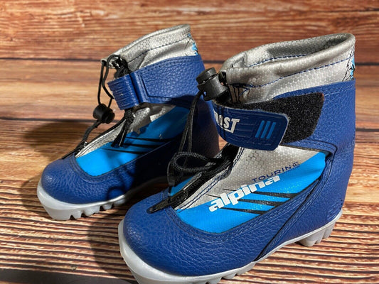 Alpina Frost Cross Country Ski Boots Classic NNN EU 25 US 8.5 Kids 167mm A-1326