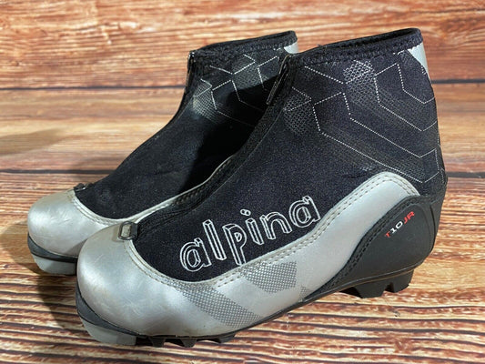 Alpina T10jr Cross Country Ski Boots Classic NNN EU 34 US 3 Kids 225mm A-1165