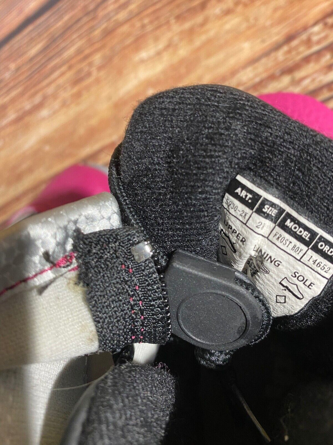 Alpina Frost Kids Nordic Cross Country Ski Boots Size EU28 US10.5 NNN A-1273