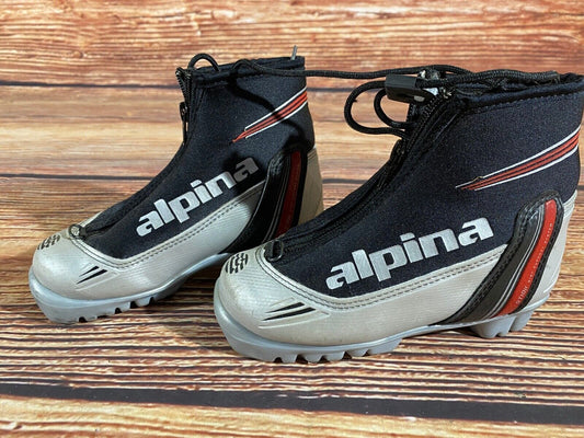Alpina ST10jr Cross Country Ski Boots Classic NNN EU 29 US 11.5 Kids A-1149