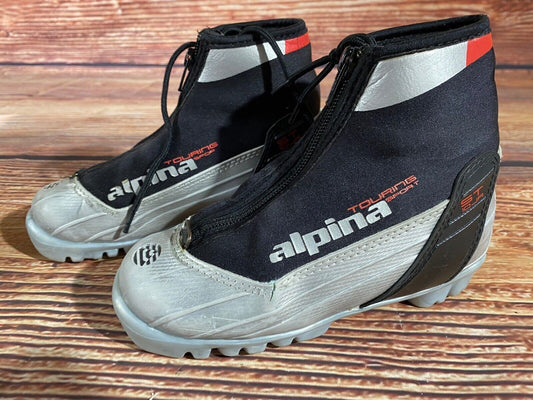Alpina ST10jr Cross Country Ski Boots Classic NNN EU 31 US 13 Kids 205mm A-1069