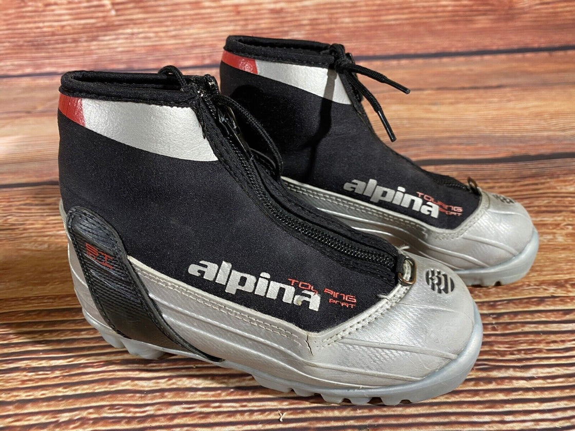 Alpina ST10jr Nordic Cross Country Ski Boots Kids Size EU31 US12.5 NNN A-1069