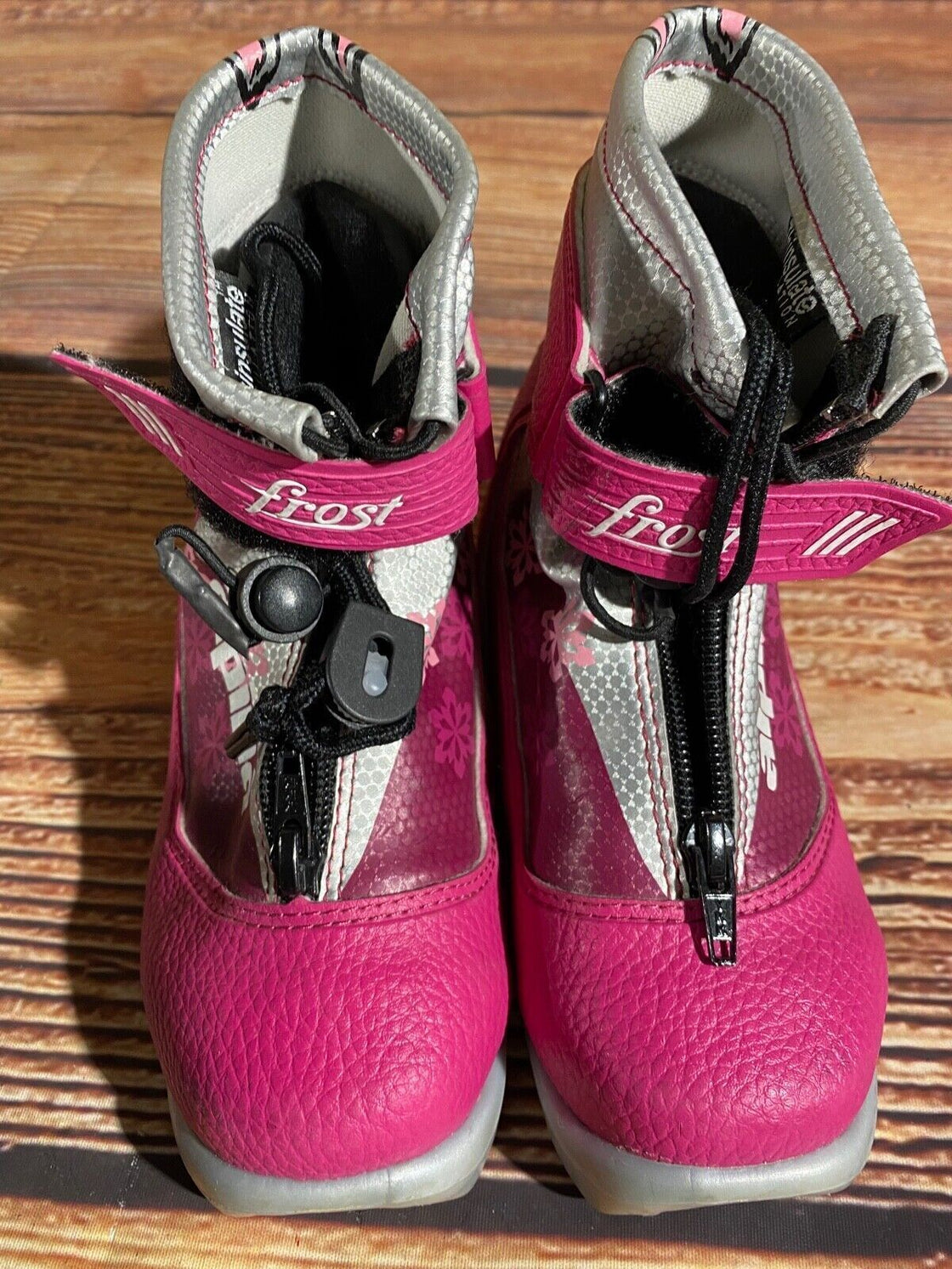 Alpina Frost Kids Nordic Cross Country Ski Boots Size EU30 US12 NNN A-1348