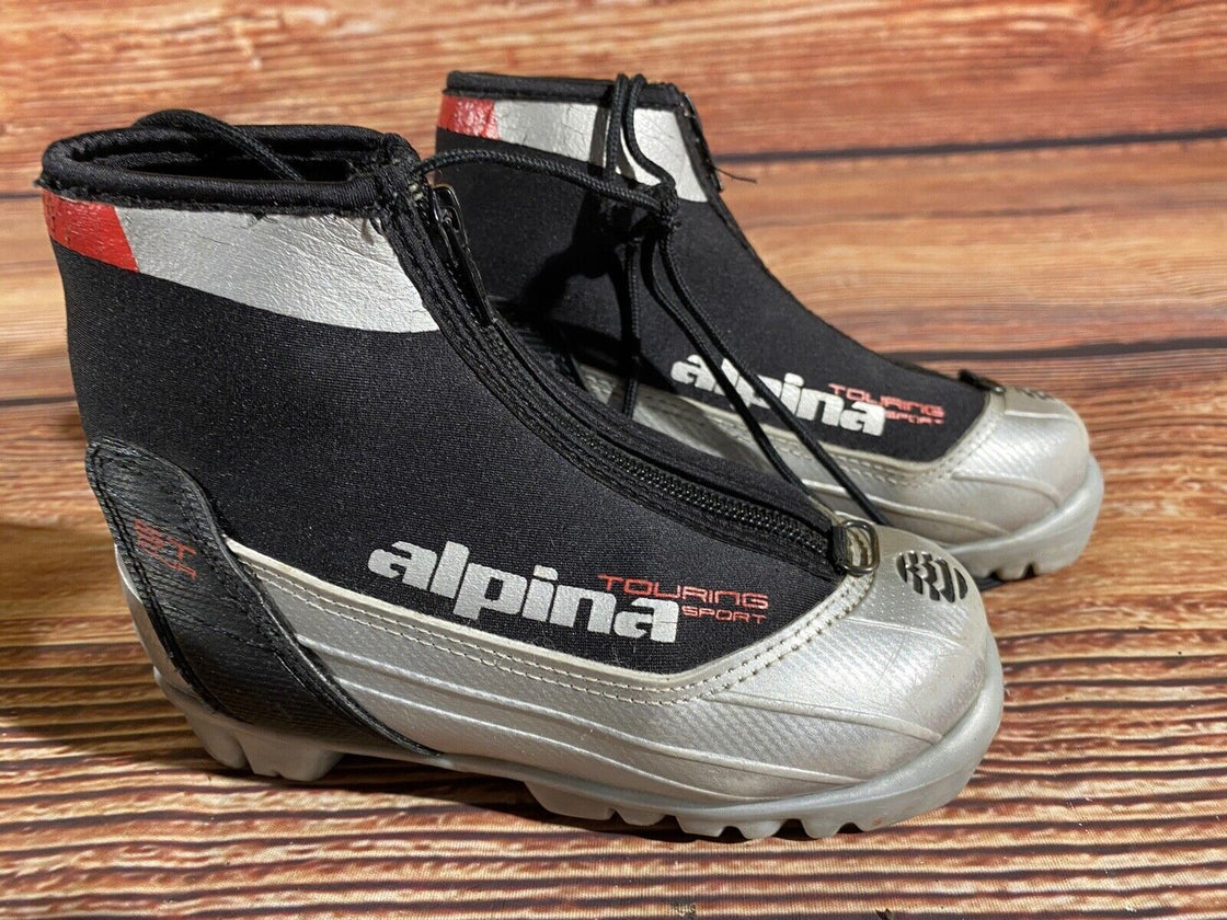 Alpina ST10jr Kids Nordic Cross Country Ski Boots Size EU28 US10.5 NNN A-1265