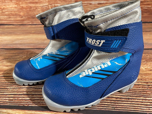 Alpina Frost Cross Country Ski Boots Classic NNN EU 30 US 12 Kids 200mm A-1194