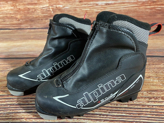 Alpina T5Plus Cross Country Ski Boots Classic NNN EU 30 US 12 Kids 200mm A-1044