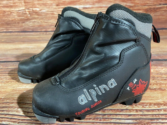 Alpina T5jr Cross Country Ski Boots Classic NNN EU 29 US 11.5 Kids 190mm A-1120