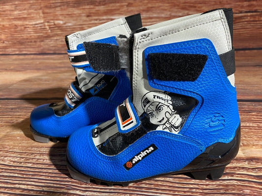 Alpina Frost Cross Country Ski Boots Classic NNN EU 30 US 12 Kids 200mm A-1347