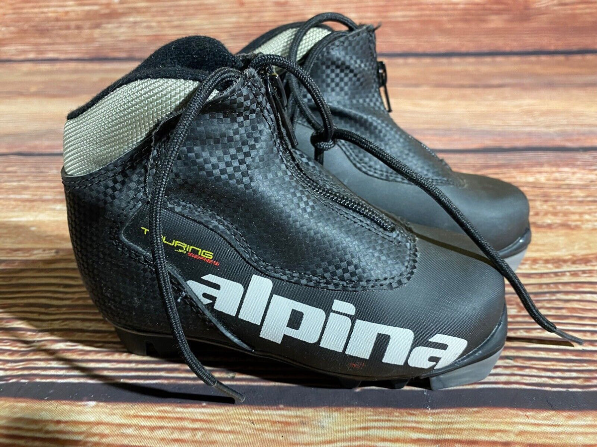 Alpina Touring Cross Country Ski Boots Classic NNN EU 28 US 10.5 Kids A-1320