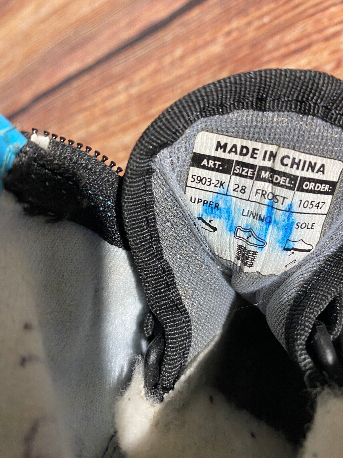 Alpina Frost Cross Country Ski Boots Classic NNN EU 28 US 10.5 Kids 190mm A-1198