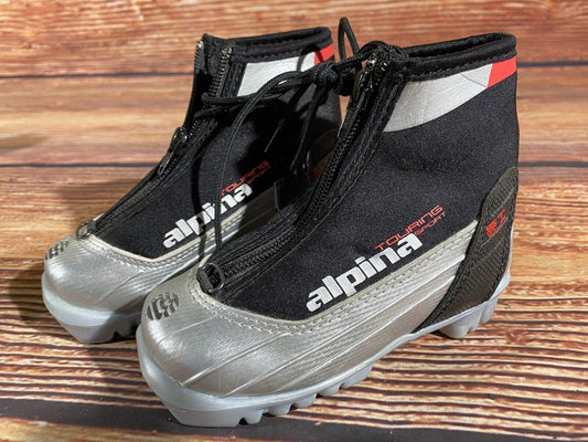 Alpina ST10jr Cross Country Ski Boots Classic NNN EU 25 US 8.5 Kids 168mm A-1363
