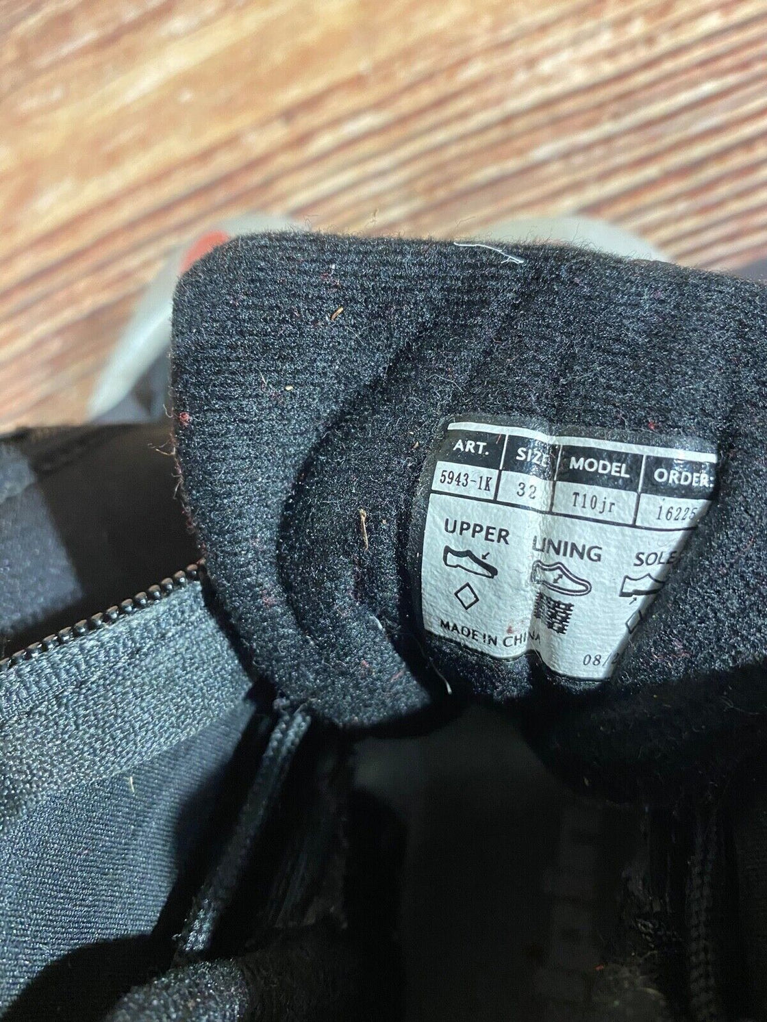 Alpina T10jr Nordic Cross Country Ski Boots Kids Size EU32 US1.5 for NNN A-1370