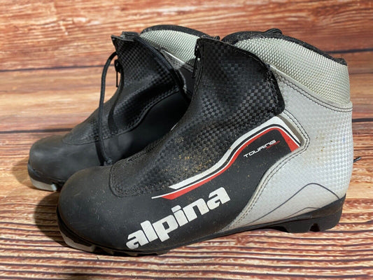 Alpina Touring Cross Country Ski Boots Classic NNN EU 35 US 3.5 Kids A-1321
