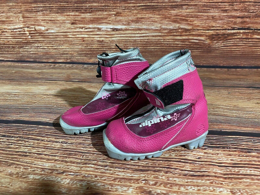 Alpina Frost Cross Country Ski Boots Classic NNN EU 26 US 9 Kids 172mm A-1195