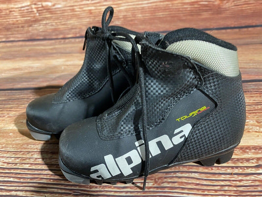 Alpina Touring Cross Country Ski Boots Classic NNN EU 30 US 12 Kids 200mm A-1358
