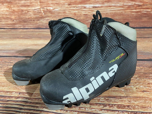 Alpina Touring Cross Country Ski Boots Classic NNN EU 31 US 13 Kids 205mm A-1208