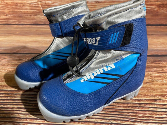 Alpina Frost Cross Country Ski Boots Classic NNN EU 28 US 10.5 Kids 185mm A-1231