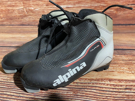 Alpina Touring Cross Country Ski Boots Classic NNN EU 35 US 3.5 Kids A-1316