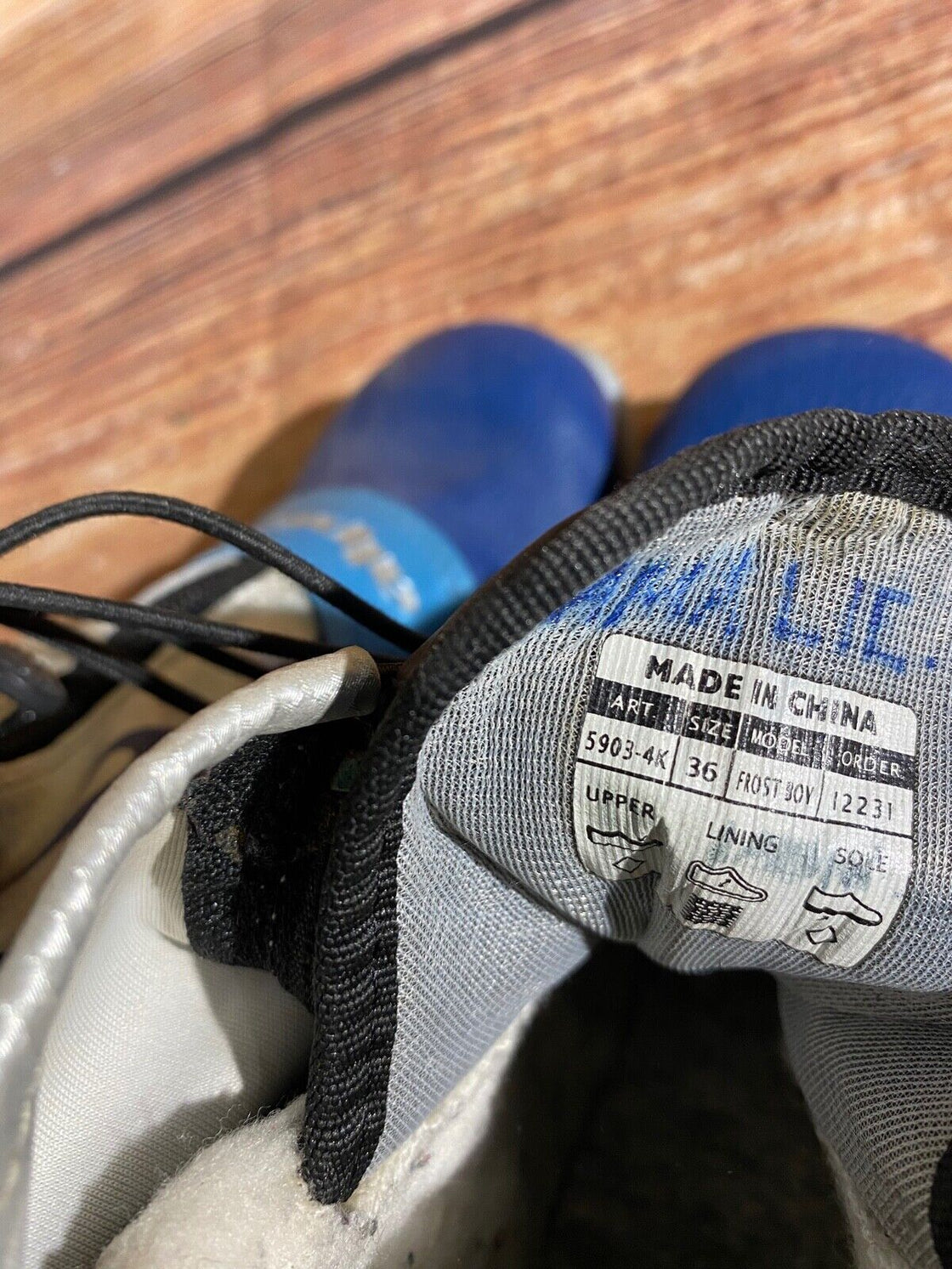 Alpina Frost Kids Nordic Cross Country Ski Boots Size EU36 US4.5 NNN A-1261