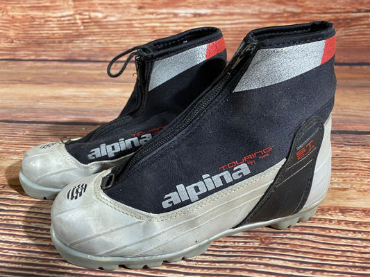 Alpina ST10jr Cross Country Ski Boots Classic NNN EU 35 US 3.5 Kids 230mm A-1203